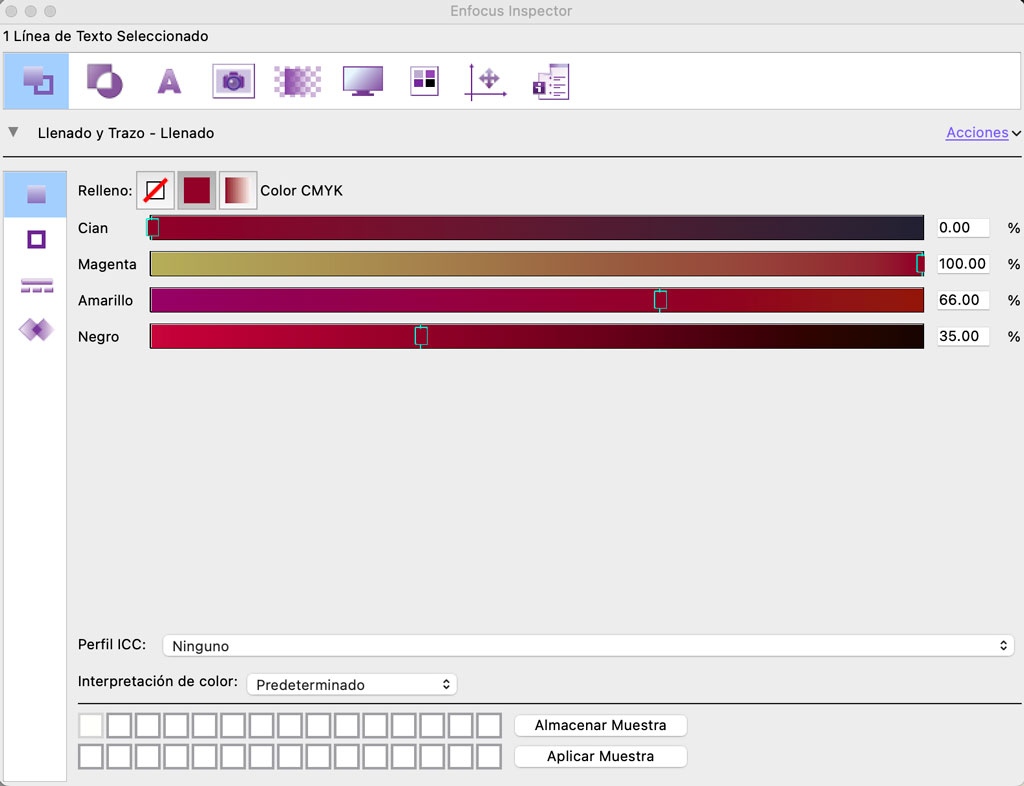 Interfaz de edición de de PDF con Enfocus PitStop Pro
