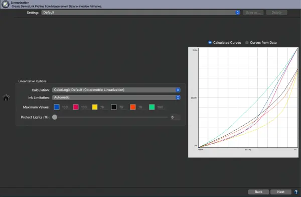 copra-11-linealizacion-devicelink Linealización de DeviceLink en CoPrA 11 con opciones de limitación de tinta