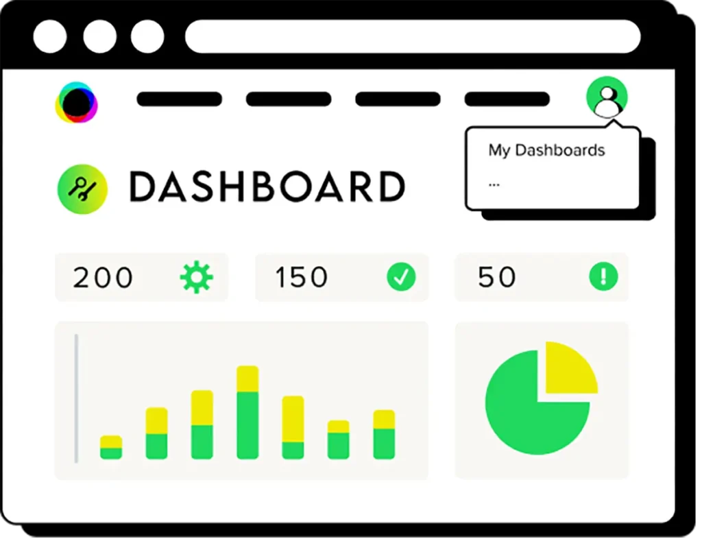 Interfaz de dashboard de Enfocus PitStop Pro con gráficos y control de calidad PDF