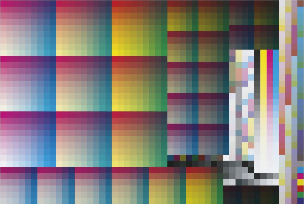 Diagrama representativo del espacio de color según el estándar FOGRA39​